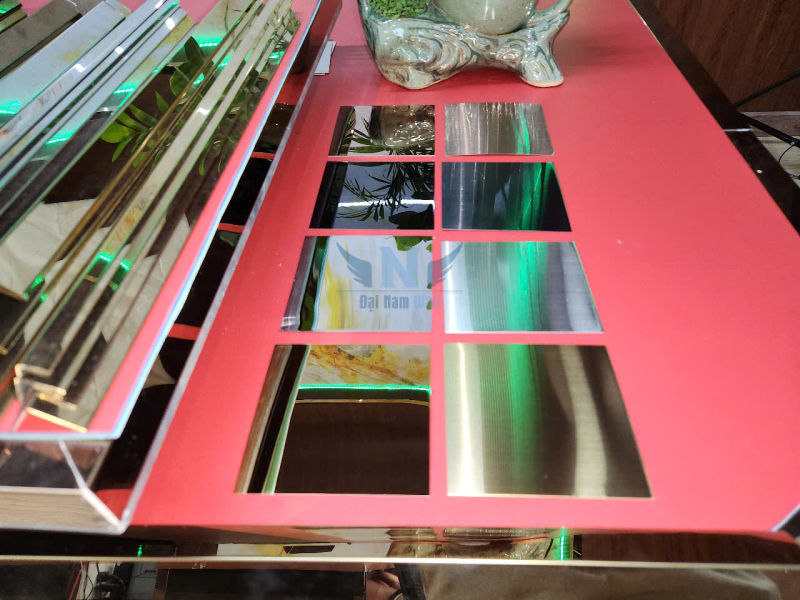 Nẹp Inox tại đại nam wall
