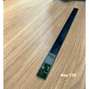 Nẹp Inox T20 Đen Gương 