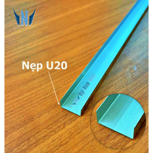 Nẹp Inox U20 Vàng Gương 