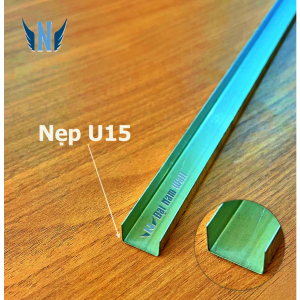 Nẹp Inox U15 Vàng Gương 