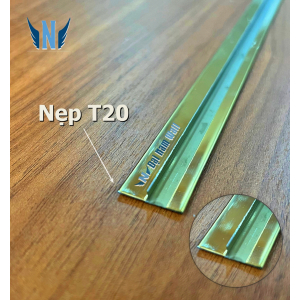 Nẹp Inox T20 Vàng Gương 