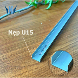 Nẹp Inox U15 Trắng Gương 