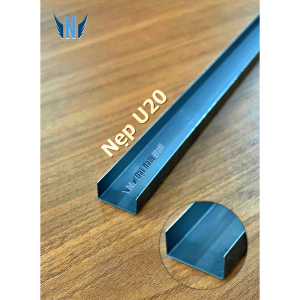 Nẹp Inox U20 Đen Gương