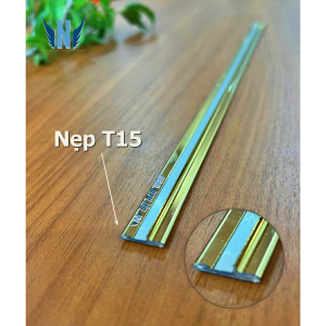 Nẹp Inox T15 Vàng Gương 