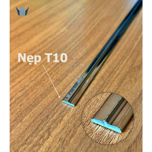 Nẹp Inox T10 Hồng Gương 