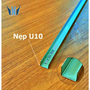 Nẹp Inox U10 Vàng Gương 