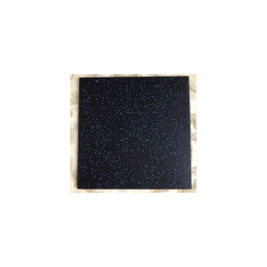 Gạch Cao Su EPDM Đen Chấm Xanh dày 1.5cm