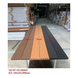 Sàn gỗ nhựa ngoài trời 2D 140×25