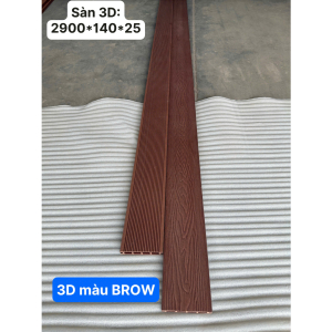 Sàn Gỗ Nhựa Ngoài Trời -  Brown