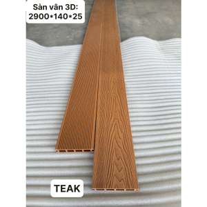 Sàn Gỗ Nhựa Ngoài Trời -  Teak