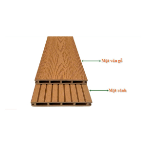 Sàn Nhựa Giả Gỗ Ngoài Trời 2D 145×22