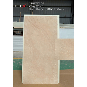 Tấm đá mềm TRAVERTINE  CLAY 3D