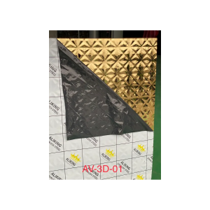  Tấm inox 3D vàng gương – AV3D01
