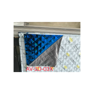 Tấm inox 3D xanh gương – AV3D03X