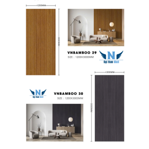 Tấm Ốp Tường Than Tre Vân Gỗ (theo m2)