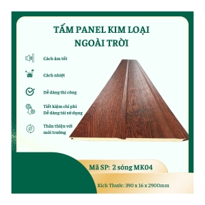 Tấm Panel Kim Loại 2 Sóng Ngoài Trời