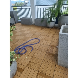 Vỉ Lót Sàn Vân Sọc - Teak