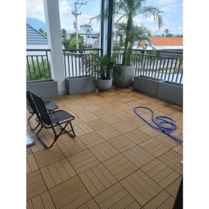 Vỉ Lót Sàn Vân Sọc - Teak